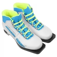 Trek Ботинки лыжные женские TREK Winter 3 NN75, цвет белый, лого синий, размер 36