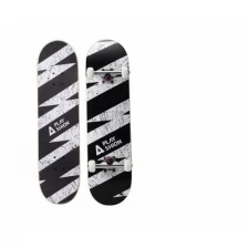 Скейтборд PLAYSHION Flash (черный-белый) PL21-Skate-Flash