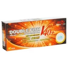 Мячи для настольного тенниса Double Fish, 1 звезда, 10 шт диаметр 40+ Double Fish LifeS