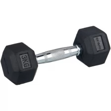 Гантель шестигранная обрезиненная Harper Gym Pro Series NT162 3 кг